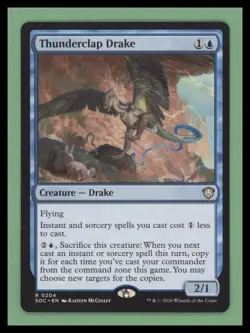 Thunderclap Drake - Secrets of Strixhaven - NM-Mint - MTG - Image 1