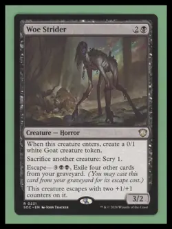 Woe Strider - Secrets of Strixhaven - NM-Mint - MTG - Image 1