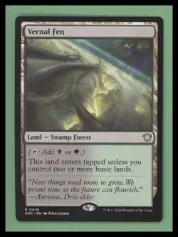 Vernal Fen - Secrets of Strixhaven - NM-Mint - MTG - Image 1