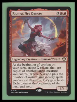 Rionya, Fire Dancer - Secrets of Strixhaven - NM-Mint - MTG - Image 1