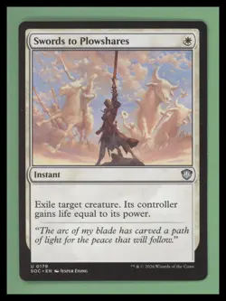 Swords to Plowshares - Commander: Secrets of Strixhaven - NM-Mint - MTG - Image 1