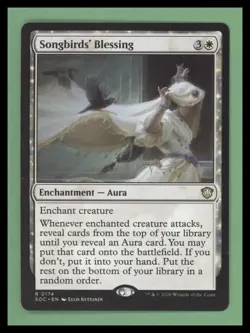 Songbirds' Blessing - Commander: Secrets of Strixhaven - NM - MTG - Image 1