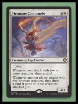 Firemane Commando - Commander: Secrets of Strixhaven - NM - MTG - Image 1