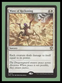 Wave of Reckoning - Commander: Secrets of Strixhaven - NM-Mint - MTG - Image 1