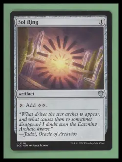 Sol Ring - Commander: Secrets of Strixhaven - NM-Mint - MTG - Image 1