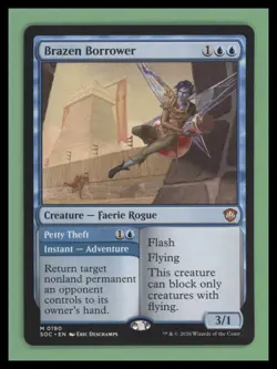 Brazen Borrower - Secrets of Strixhaven - NM-Mint - MTG - Image 1