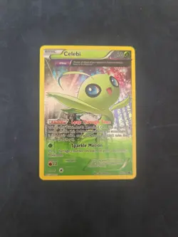Pokemon TCG Celebi XY93 XY Black Star Promo Card 2015 EXC - Image 1