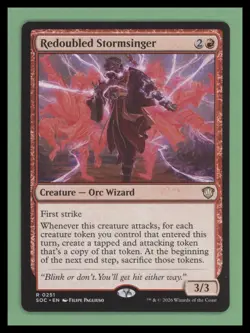 Redoubled Stormsinger - Secrets of Strixhaven - NM-Mint - MTG - Image 1