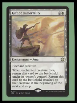 Gift of Immortality - Commander: Secrets of Strixhaven - NM - MTG - Image 1