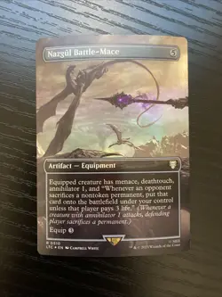 Nazgul Battle-Mace Borderless Foil 0510 Commander Lord of the Rings Rare MTG NM - Image 1