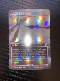 Nazgul Battle-Mace Borderless Foil 0510 Commander Lord of the Rings Rare MTG NM - Image 2