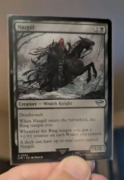 1x Nazgul #0334 LTR NM - Magic MTG Lord Of The Rings x1 - Image 1