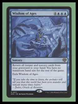 1 x Wisdom of Ages - Secrets of Strixhaven - NM-Mint - MTG - Image 1