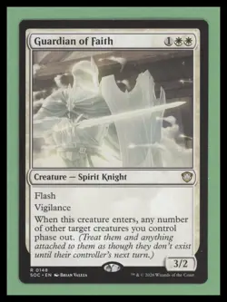 Guardian of Faith - Commander: Secrets of Strixhaven - NM-Mint - MTG - Image 1