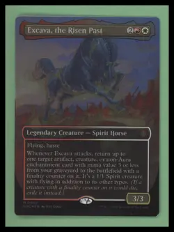 Excava, the Risen Past -BORDERLESS FOIL - Secrets of Strixhaven - NM - MTG - Image 1