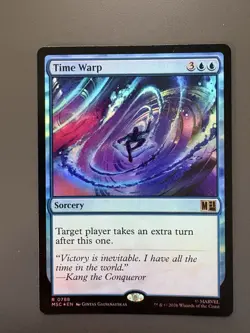 Time Warp Foil 788 Marvel Super Heroes Magic the Gathering MTG - Image 1