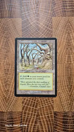 Gaea's Cradle Urza's Saga 321 Rare Regular Legendary Land MTG English 1998 - Image 1