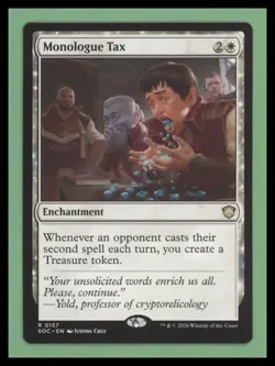 Monologue Tax - Commander: Secrets of Strixhaven - NM-Mint - MTG - Image 1