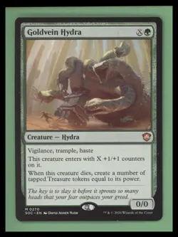 Goldvein Hydra - Commander: Secrets of Strixhaven - NM - MTG - Image 1