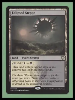 Eclipsed Steppe - Commander: Secrets of Strixhaven - NM - MTG - Image 1