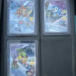 Piplup 42, Chimchar 41 & Turtwig 40 Pokemon Promo Cards - Near Mint Lot - Image 1