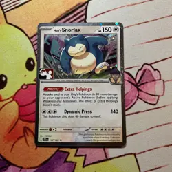 Hop's Snorlax 117/159 Rare Prize Pack Series Cards Pokemon Holo Near Mint - Image 1