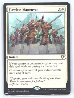 FLAWLESS MANEUVER 24 RARE COMMANDER MASTERS MAGIC: THE GATHERING NM - Image 1