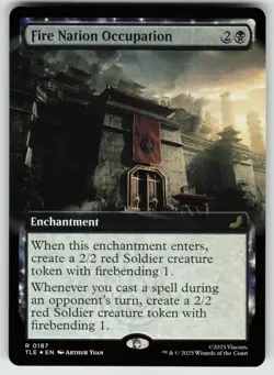 MTG Fire Nation Occupation Foil Avatar: The Last Airbender: Eternal-Legal # 105 - Image 1
