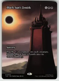 MTG Black Sun's Zenith (Borderless) Foil Avatar: The Last Airbender: TLE 22 NM - Image 1