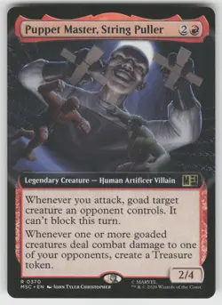 Puppet Master, String Puller 370 Commander: Marvel Super Heroes MTG Foil NM - Image 1