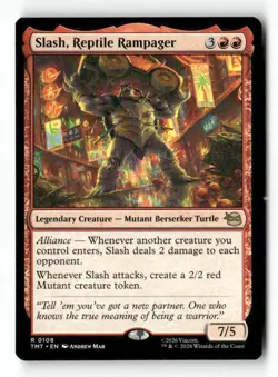 Slash, Reptile Rampager 108 Rare MTG TMT NM - Image 2