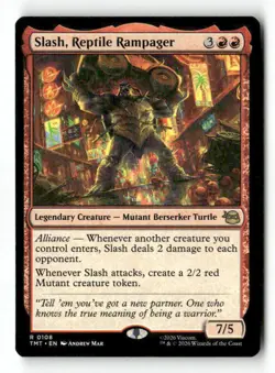 Slash, Reptile Rampager 108 Rare MTG TMT NM - Image 4