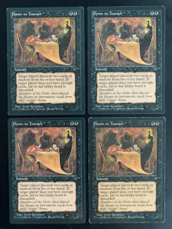 MTG - 4x Hymn To Tourach - Fallen Empires - Magic The Gathering - Image 1