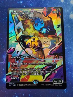 Salvation Engine (Showcase) Foil M Aetherdrift 397 NM - Image 1