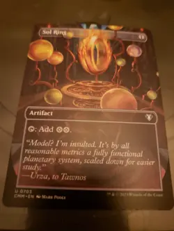 MTG COMMANDER MASTERS SOL RING BORDERLESS - Image 1