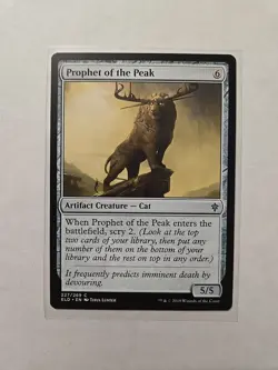 Prophet of the Peak - Throne of Eldraine - LP - Common - Artifact Creature - Image 1
