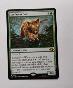 Scythecat Cub MTG Jumpstart 2025 Regular J25 Rare Green EN 2024 - Image 1