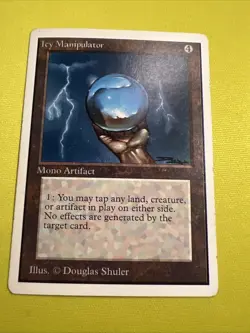 Magic: The Gathering Icy Manipulator Unlimited Artifact Uncommon EN - Image 1