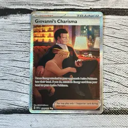 Giovanni's Charisma 204/165 Sv: Scarlet & Violet 151 Holo Pokemon TCG - NM - Image 1