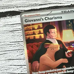 Giovanni's Charisma 204/165 Sv: Scarlet & Violet 151 Holo Pokemon TCG - NM - Image 3