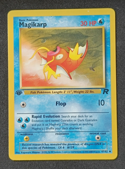 Pokemon TCG Magikarp 47/82 - 1st Edition Team Rocket Uncommon Card LP - Image 1