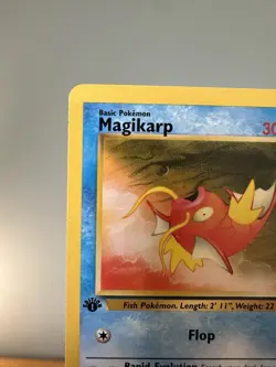 1st Edition Team Rocket Pokemon TCG Magikarp 47/82 - Uncommon Card NM - Image 2