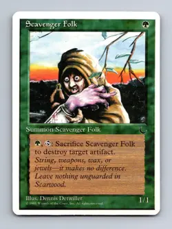 Scavenger Folk Common Chronicles Magic: The Gathering Moderately Played - Image 1