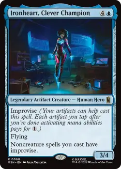 Ironheart, Clever Champion *FOIL* - Marvel Super Heroes - 60 - LP/NM - Image 1
