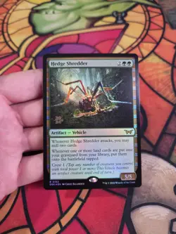 Hedge Shredder Duskmourn: House of Horror Prerelease 2024 Foil MTG NM - Image 1