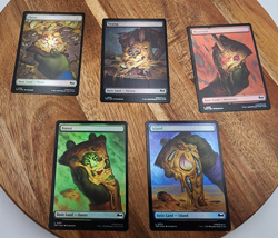 MTG Teenage Mutant Ninja Turtles Pizza Basic Lands 30 (5 ea /1 ea N Fo/ FO) NM - Image 2