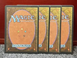 Vintage 1994 MTG Fallen Empires FEM 4x {{{ Hymn to Tourach }}} #38~Common~L@@K - Image 2