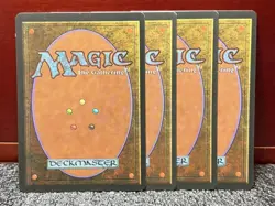 Vintage 1994 MTG Fallen Empires FEM 4x {{{ Hymn to Tourach }}} #38~Common~L@@K - Image 2