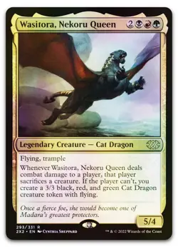 Wasitora, Nekoru Queen #293 (Foil) (LP) Double Masters 2022 2X2 Magic MTG - Image 1