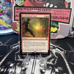 Brotherhood's End RARE The Brothers' War MTG #128 Regular Magic the Gathering - Image 1